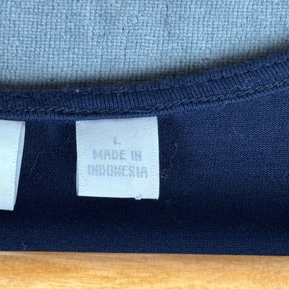 New York & Company Blue Ruffled Tank Top - Picture 9 of 11